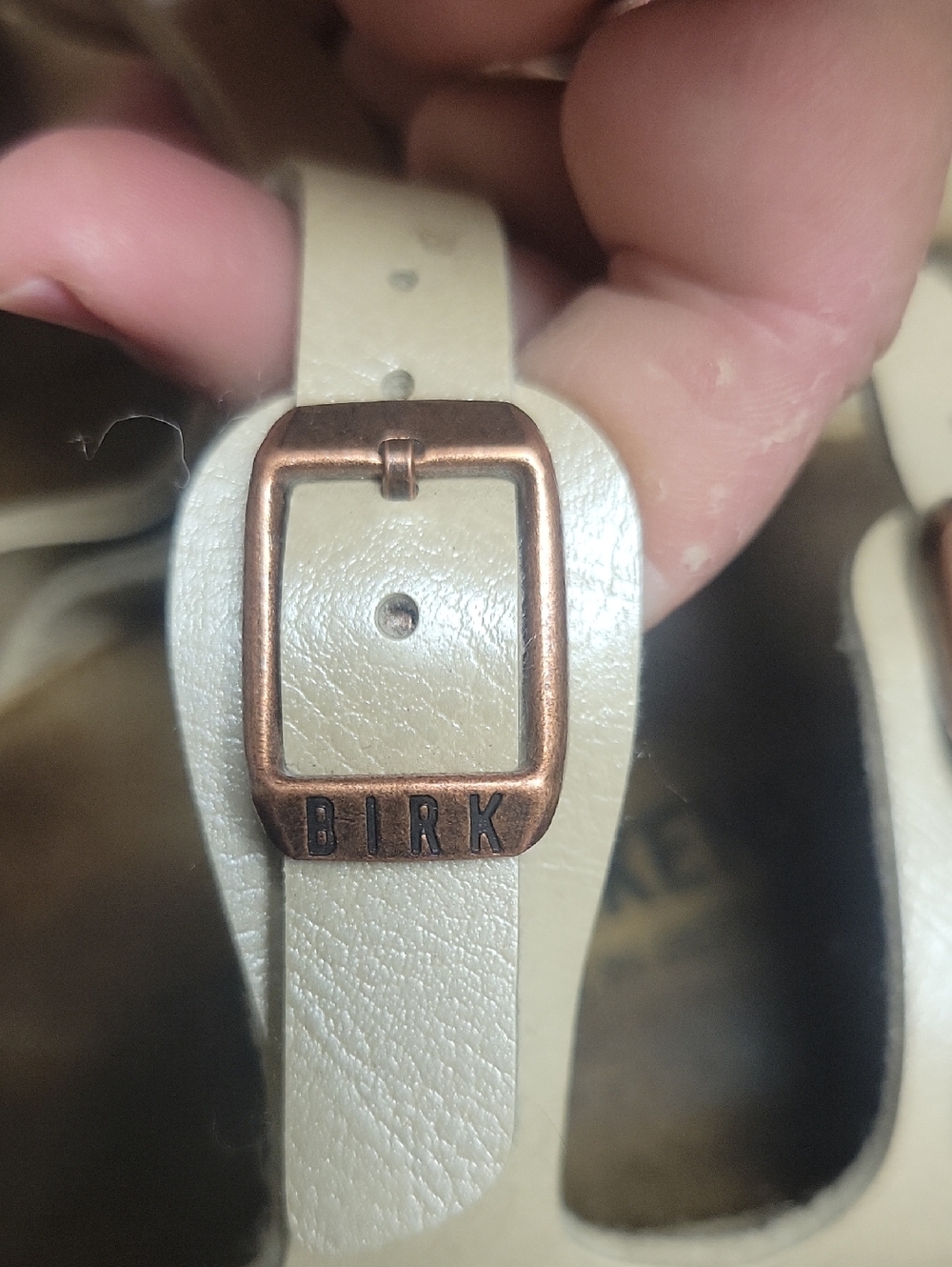 Birkenstock Triple-Buckle Sandals in Cream - Picture 4 of 5